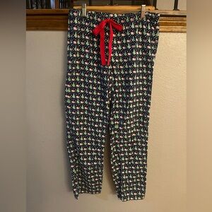 Vineyard Vines Holiday Pajama Pants with Navy and Red